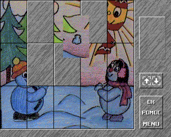 Ami Puzzle: Wersja Swiateczna Screenshot 13 (Amiga 500)