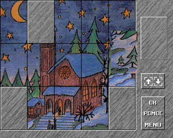 Ami Puzzle: Wersja Swiateczna Screenshot 16 (Amiga 500)