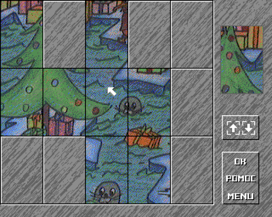 Ami Puzzle: Wersja Swiateczna Screenshot 19 (Amiga 500)