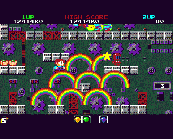 Rainbow Islands Screenshot 85 (Amiga 500)