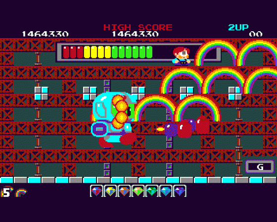 Rainbow Islands Screenshot 90 (Amiga 500)