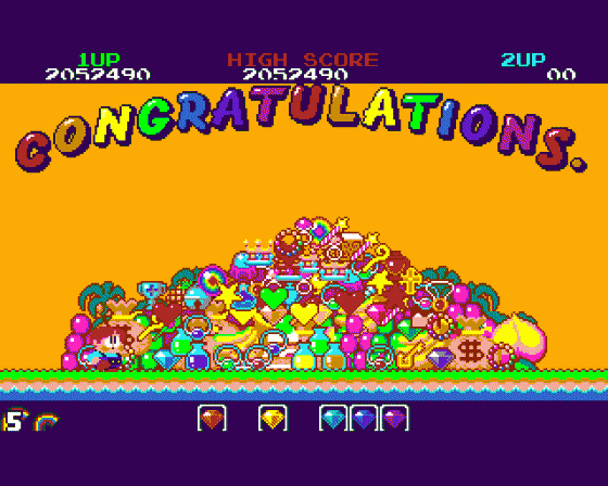 Rainbow Islands Screenshot 118 (Amiga 500)