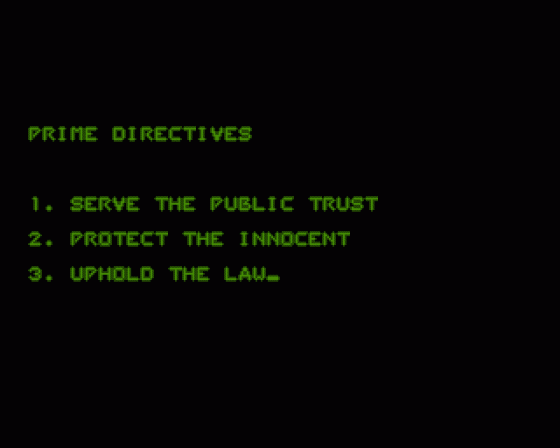 Robocop Screenshot 125 (Amiga 500)