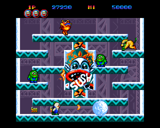 Snow Bros. Screenshot 9 (Amiga 500)