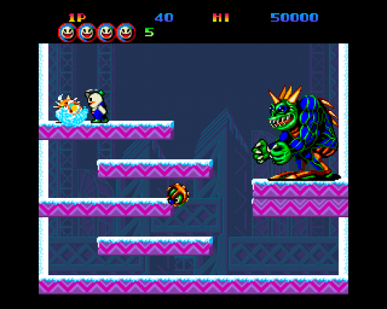 Snow Bros. Screenshot 12 (Amiga 500)