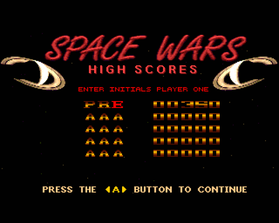 Space Wars Screenshot 26 (Amiga 500)