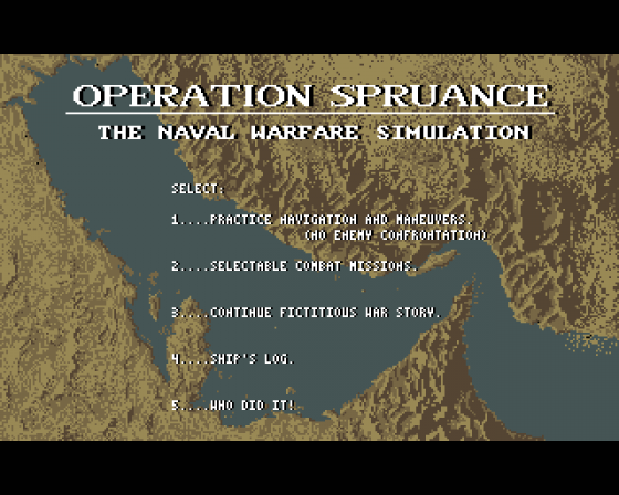 Operation Spruance: The Naval Warfare Simulation