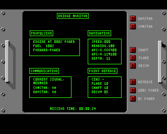 Operation Spruance: The Naval Warfare Simulation Screenshot 6 (Amiga 500)