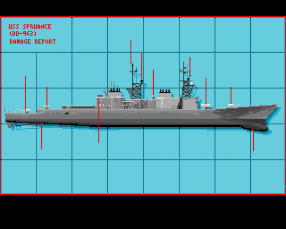 Operation Spruance: The Naval Warfare Simulation Screenshot 8 (Amiga 500)