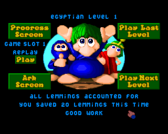 All New World Of Lemmings Screenshot 10 (Amiga 500)