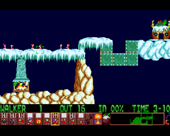 Holiday Lemmings 1993 Screenshot 10 (Amiga 500)