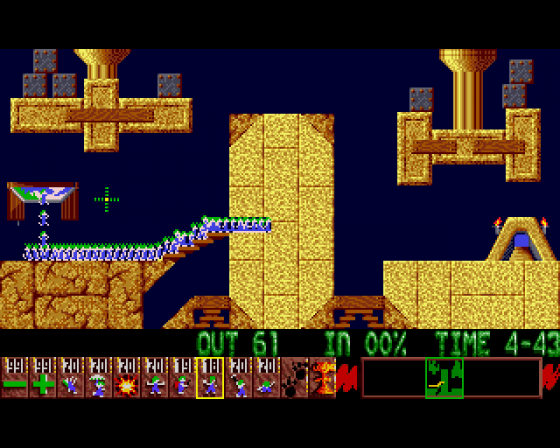 Lemmings Screenshot 15 (Amiga 500)