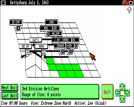 UMS: The Ultimate Military Simulator Screenshot 5 (Amiga 500)