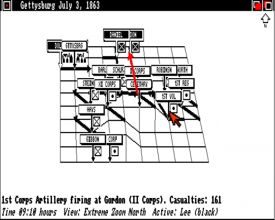 UMS: The Ultimate Military Simulator Screenshot 6 (Amiga 500)