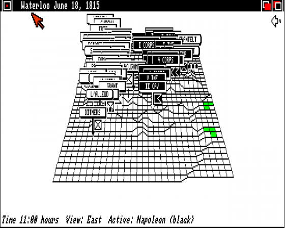 UMS: The Ultimate Military Simulator Screenshot 31 (Amiga 500)