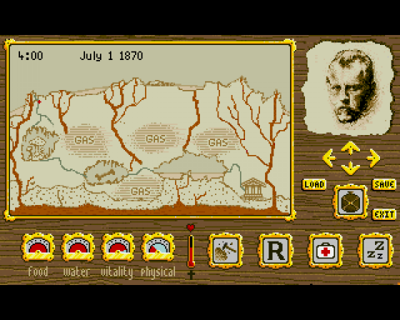 Journey to the Center of the Earth Screenshot 5 (Amiga 500)