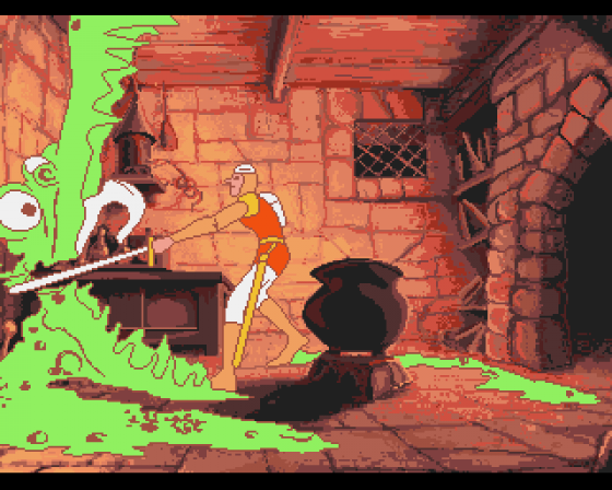 Dragon's Lair Screenshot 11 (Amiga 500)