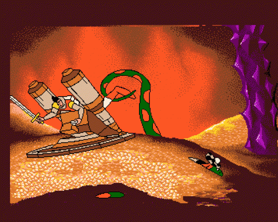 Dragon's Lair 2: Timewarp Screenshot 101 (Amiga 500)