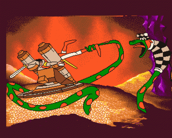 Dragon's Lair 2: Timewarp Screenshot 102 (Amiga 500)