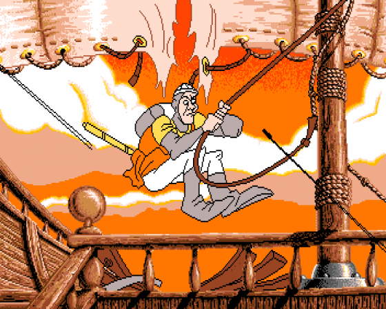 Dragon's Lair III: The Curse Of Mordread Screenshot 29 (Amiga 500)