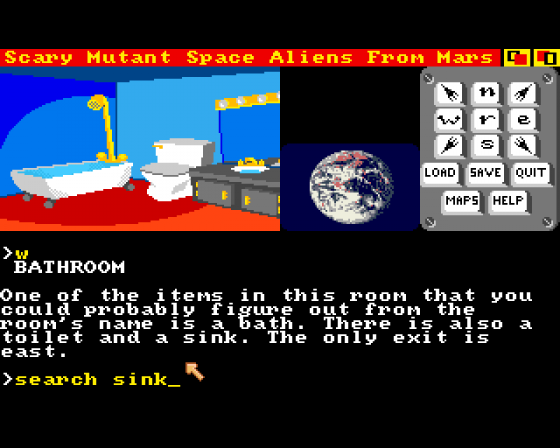 Scary Mutant Space Aliens from Mars Screenshot 6 (Amiga 500)