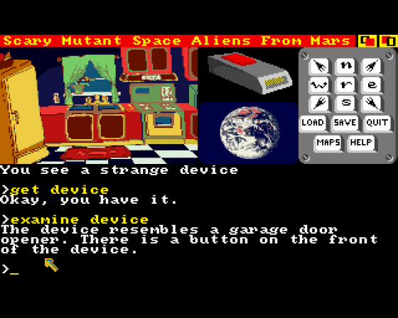 Scary Mutant Space Aliens from Mars Screenshot 7 (Amiga 500)