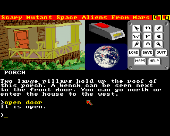 Scary Mutant Space Aliens from Mars Screenshot 9 (Amiga 500)