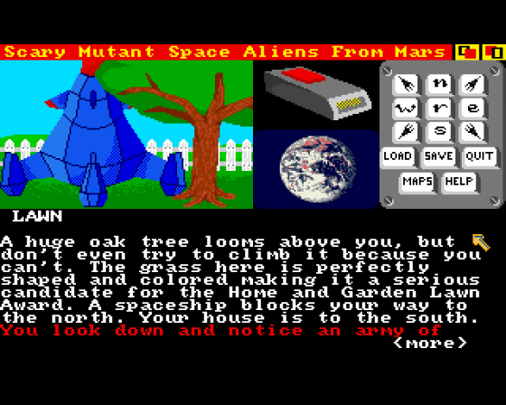 Scary Mutant Space Aliens from Mars Screenshot 10 (Amiga 500)