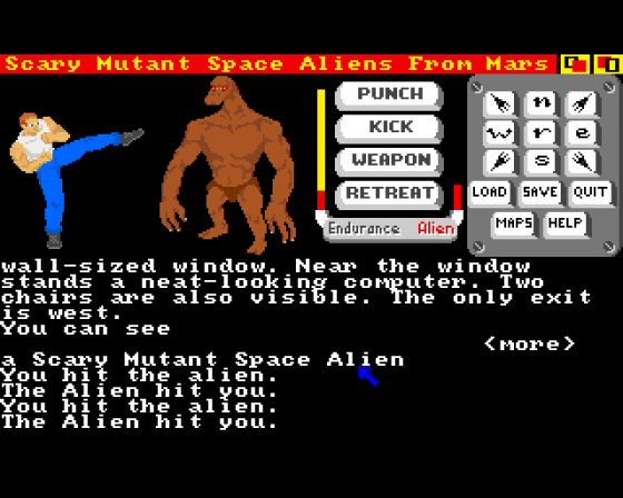 Scary Mutant Space Aliens from Mars Screenshot 16 (Amiga 500)