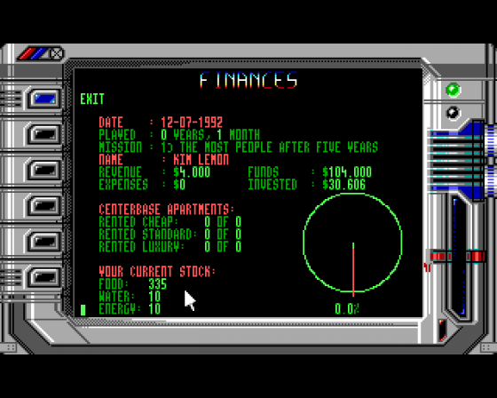 Centerbase Screenshot 6 (Amiga 500)