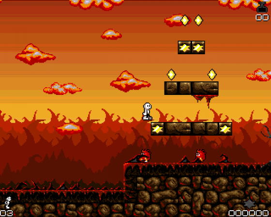 Trap Runner: Black Strawberry Cake Screenshot 12 (Amiga 500)