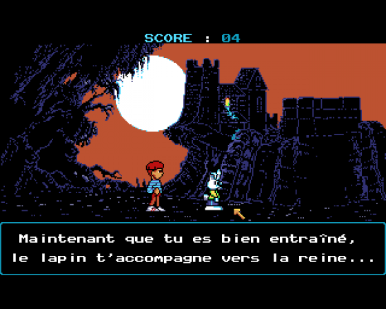 Le Labyrinthe De La Reine Des Ombres Screenshot 6 (Amiga 500)