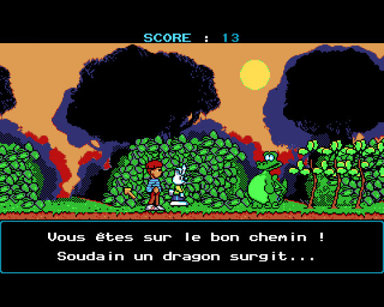 Le Labyrinthe De La Reine Des Ombres Screenshot 8 (Amiga 500)