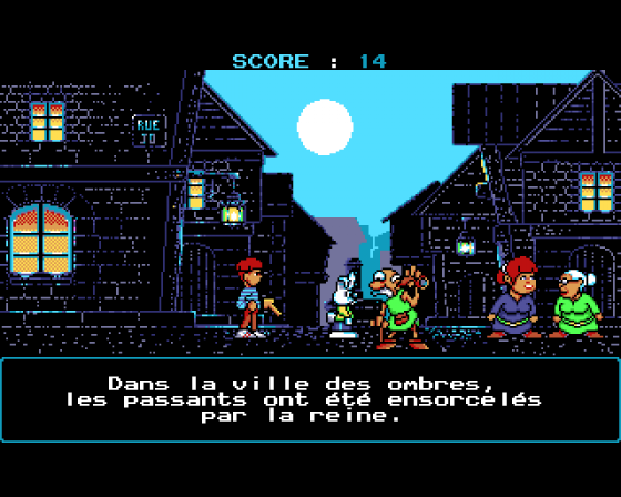 Le Labyrinthe De La Reine Des Ombres Screenshot 10 (Amiga 500)