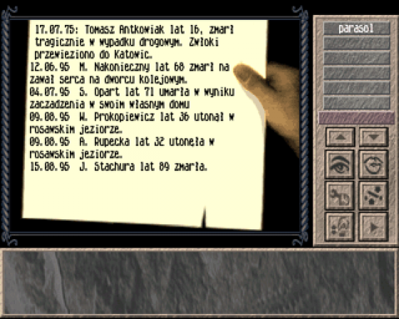 Alfabet Śmierci Screenshot 13 (Amiga 500)