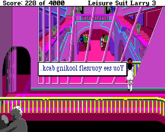 Leisure Suit Larry III: Passionate Patti In Pursuit Of The Pulsating Pectorals Screenshot 19 (Amiga 500)