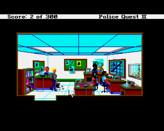 Police Quest 2: The Vengeance Screenshot 7 (Amiga 500)