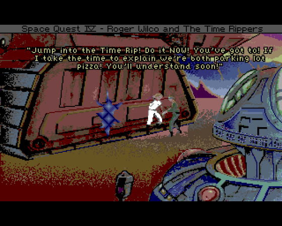 Space Quest IV: Roger Wilco And The Time Rippers Screenshot 8 (Amiga 500)