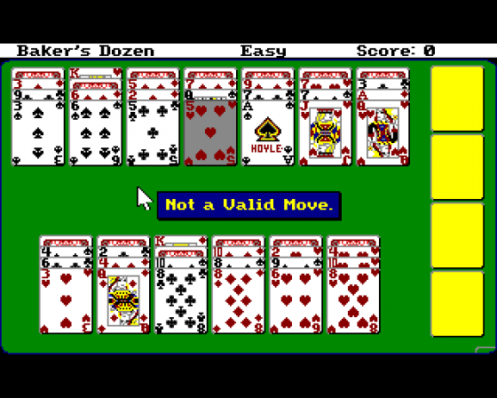 Hoyle Book of Games Volume 2: Solitaire Screenshot 5 (Amiga 500)