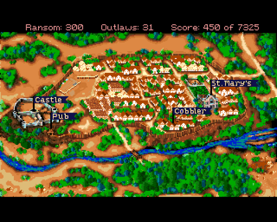 The Legend Of Robin Hood: Conquests Of The Longbow Screenshot 11 (Amiga 500)