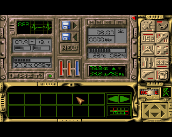 Robinson's Requiem Screenshot 11 (Amiga 500)