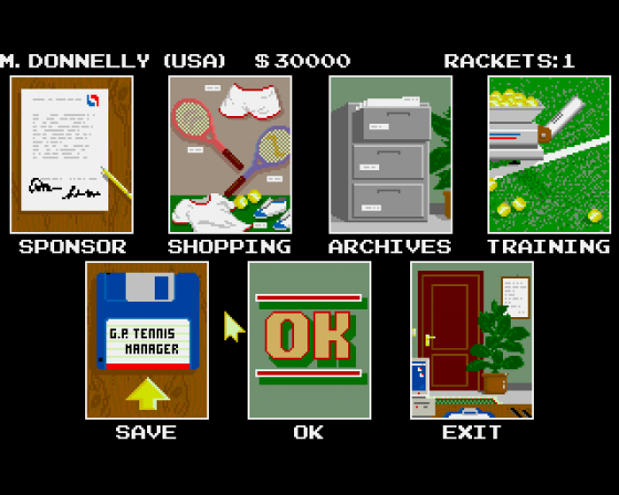 GP Tennis Manager Screenshot 5 (Amiga 500)