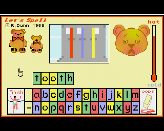 Let's Spell at Home Screenshot 6 (Amiga 500)