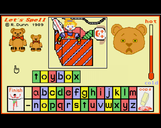 Let's Spell at Home Screenshot 8 (Amiga 500)