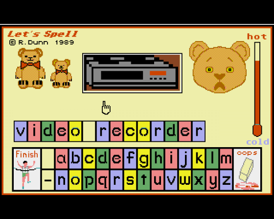 Let's Spell at Home Screenshot 10 (Amiga 500)