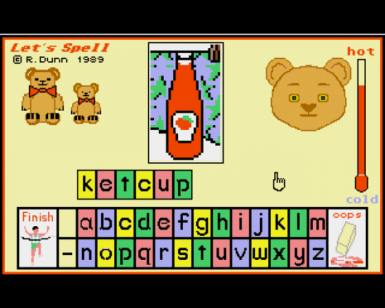 Let's Spell at Home Screenshot 12 (Amiga 500)