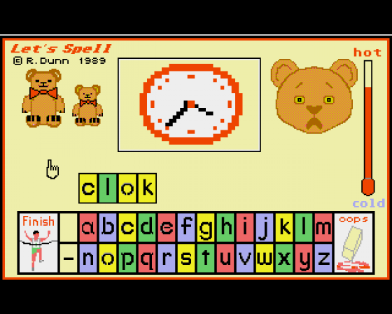 Let's Spell at Home Screenshot 14 (Amiga 500)