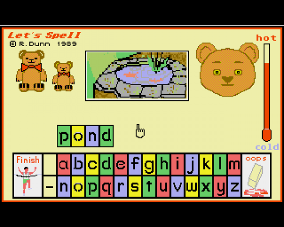 Let's Spell at Home Screenshot 18 (Amiga 500)