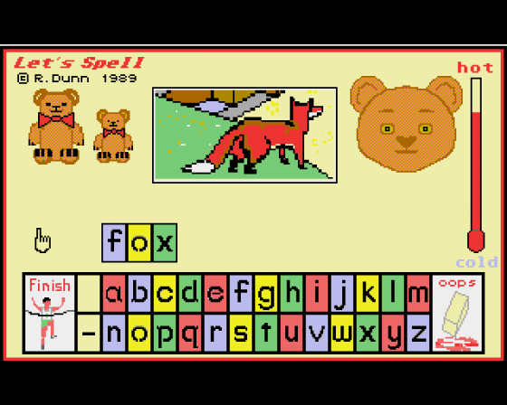 Let's Spell Out and About Screenshot 10 (Amiga 500)