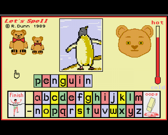 Let's Spell Out and About Screenshot 12 (Amiga 500)